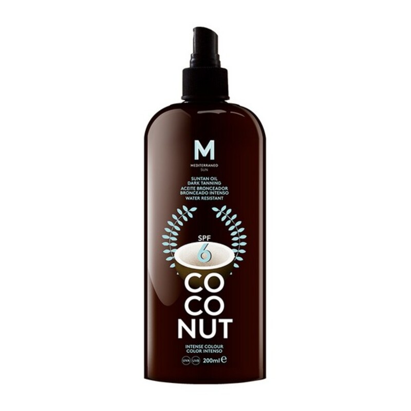 Solskydd Suntan Oil Dark Tanning Mediterraneo Sun Spf 6 - 200 ml