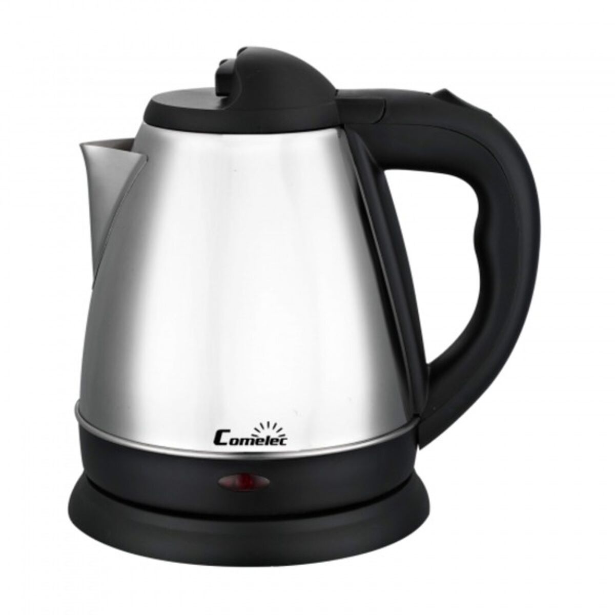 Vattenkokare COMELEC D227990 1,2 L 1600W Vit Svart Svart/Silvrig Silvrig Rostfritt stål 1200 W 1600 W 1 L