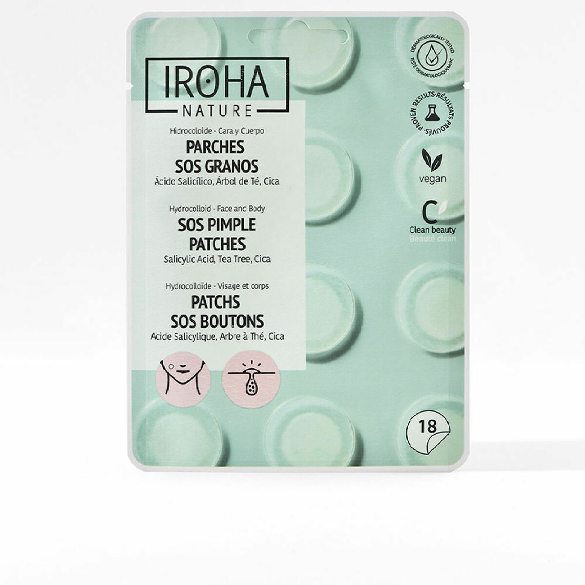 Porrengörande remsor Iroha Sos Anti-acne