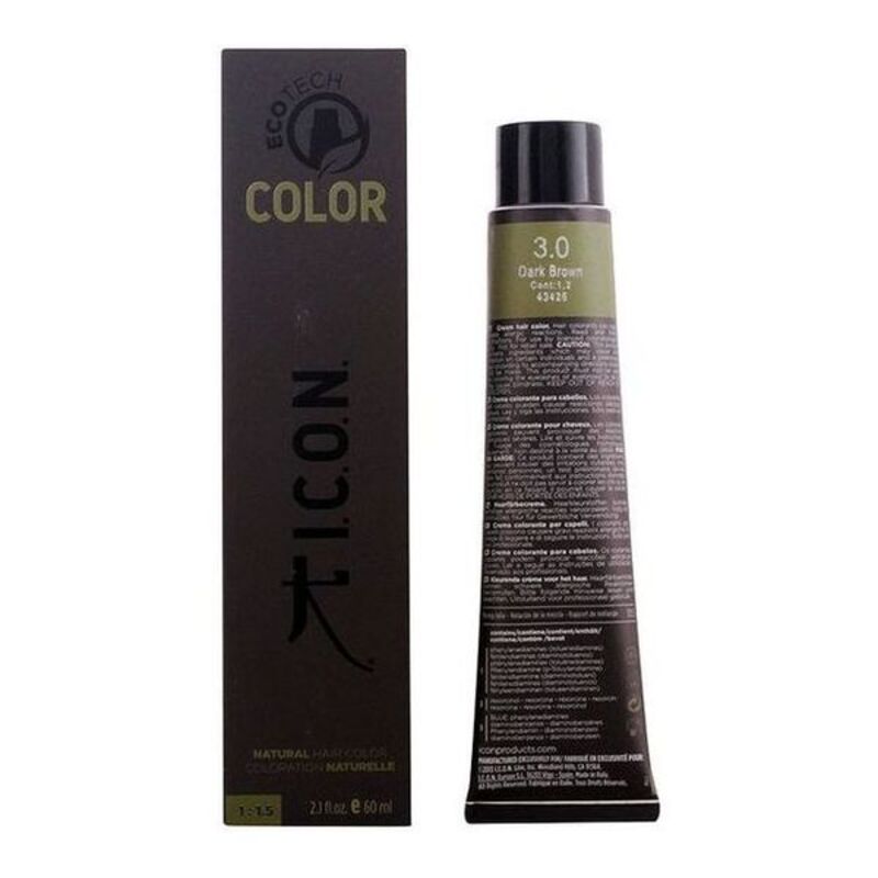 Permanent hårfärg Ecotech Color I.c.o.n. Ecotech Color Nº 9.0-rubio muy claro 60 ml