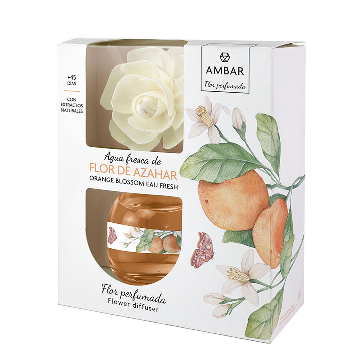 Luftrenare Flor de Azahar Pärlor Orange 60 ml