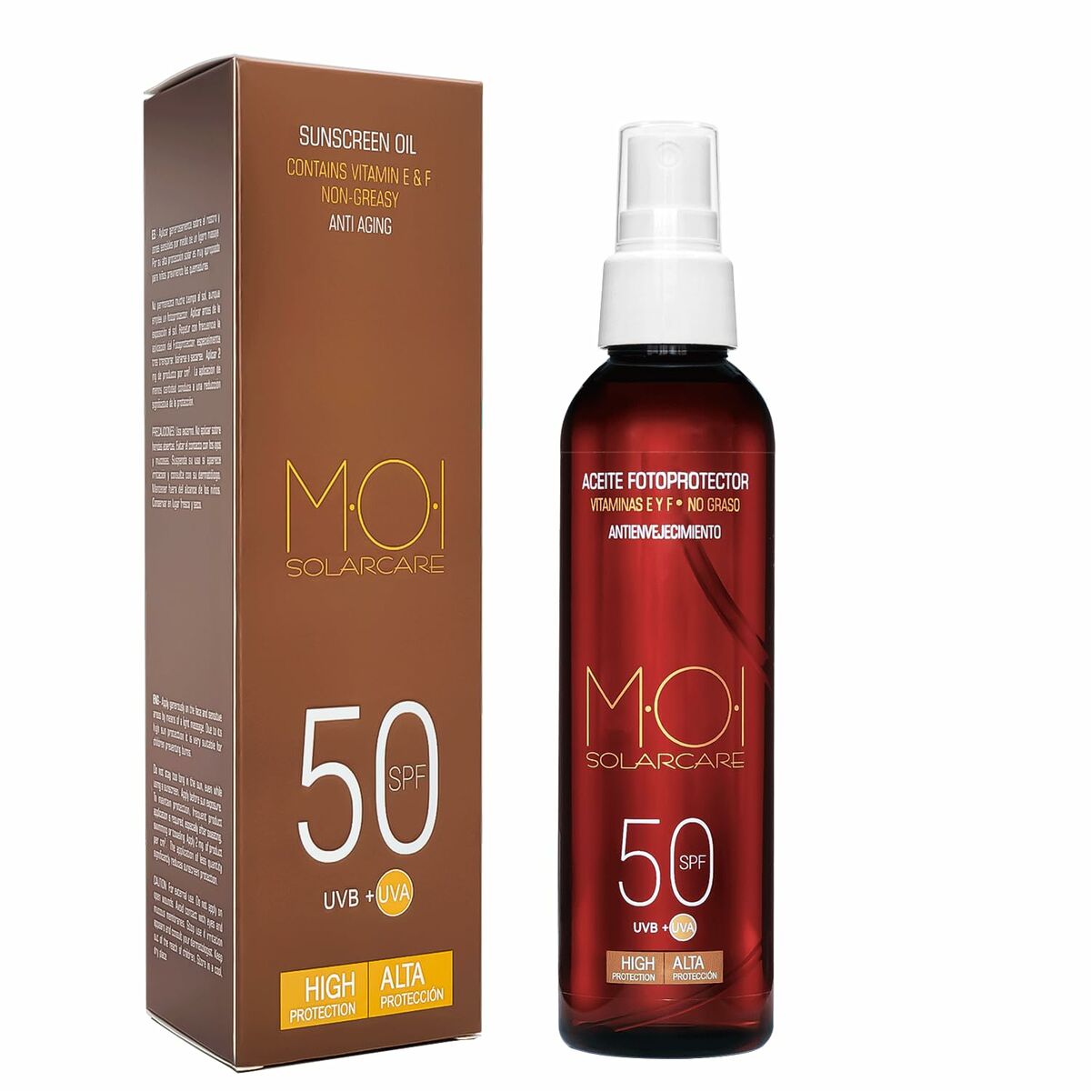 Solskyddsolja MOI ACEITE FOTOPROTECTOR Spf 50+ 150 ml