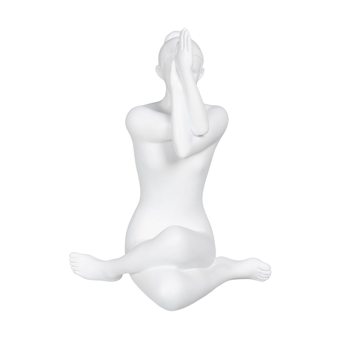 Prydnadsfigur Vit 18 x 13 x 24 cm
