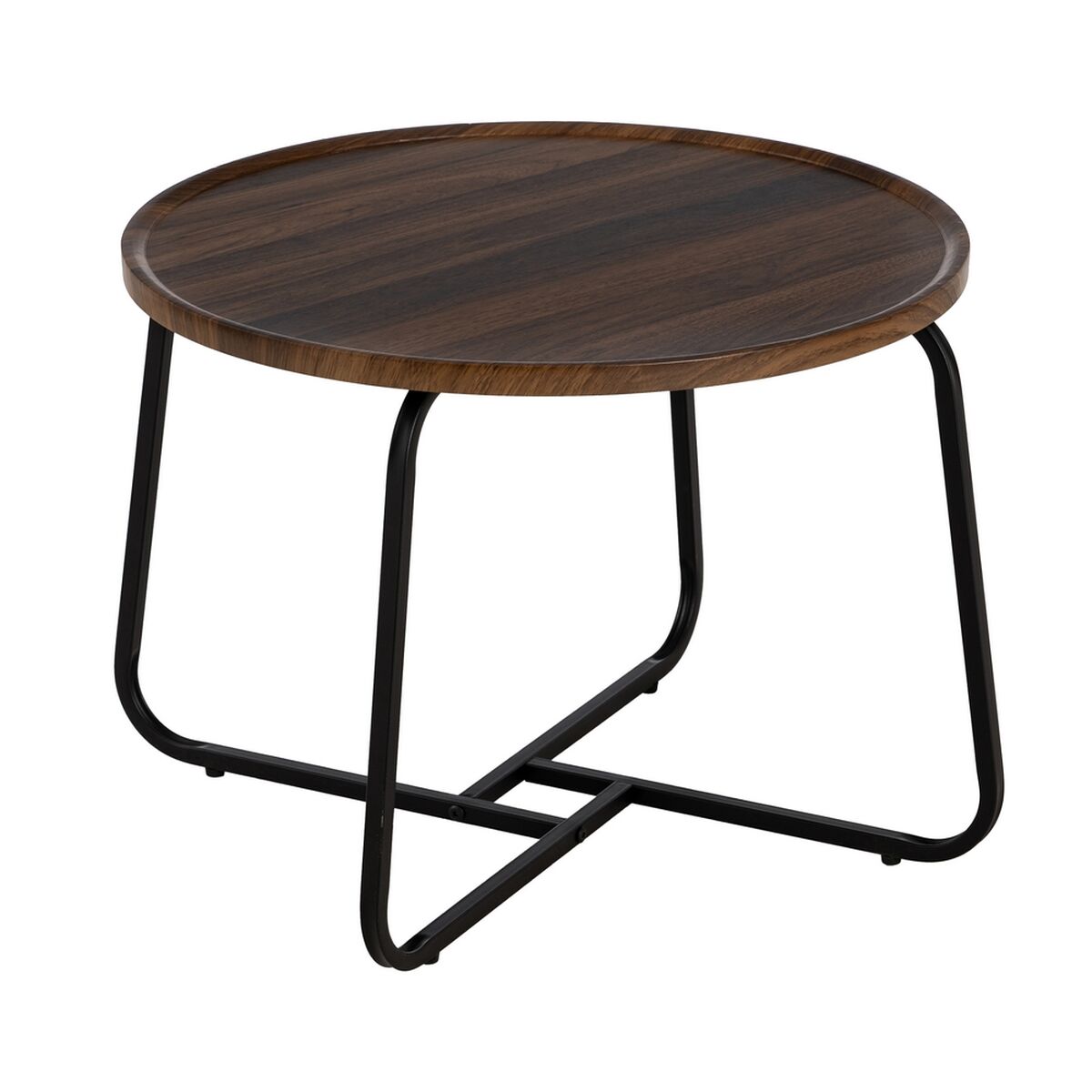 Soffbord Brun Svart 60 x 60 x 45 cm