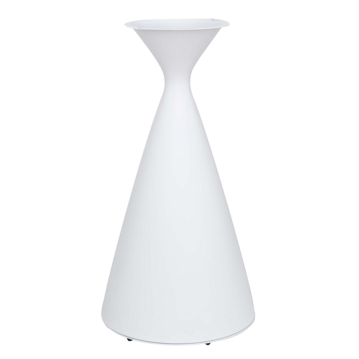 Bas Nadia Bord Aluminium Vit 56 x 56 x 110 cm