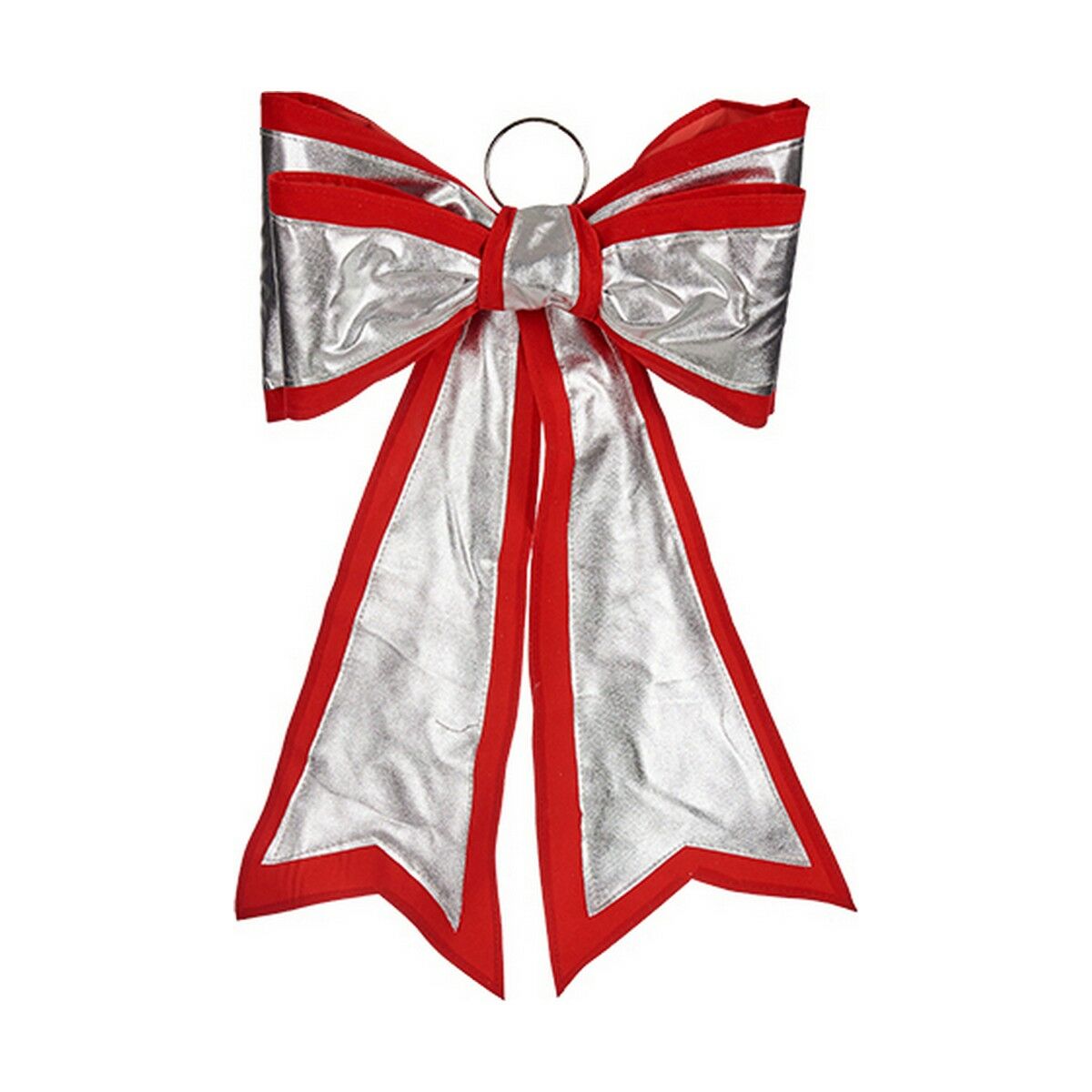 Lasso Krist+ HJ1-12073 Röd Silvrig PVC 40 x 60 cm Julgranskula