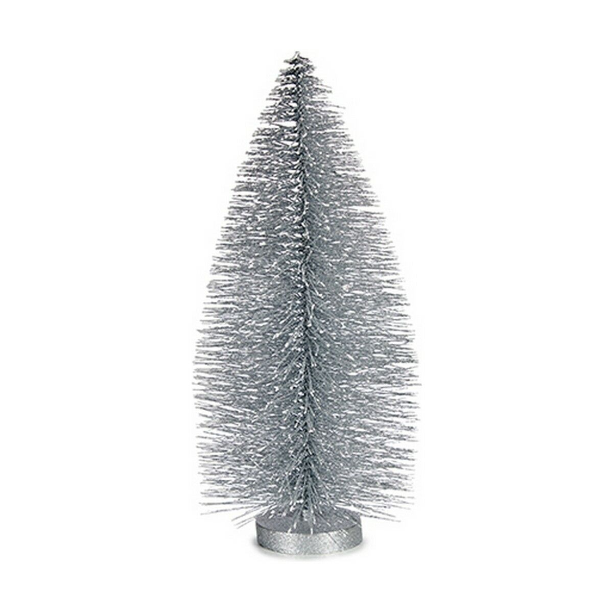 Julgran 13 x 32 x 13 cm Silvrig