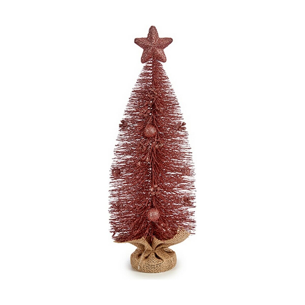 Julgran med stjärna Krist+ FG20-19WS072 Rosa 13 x 41 x 13 cm