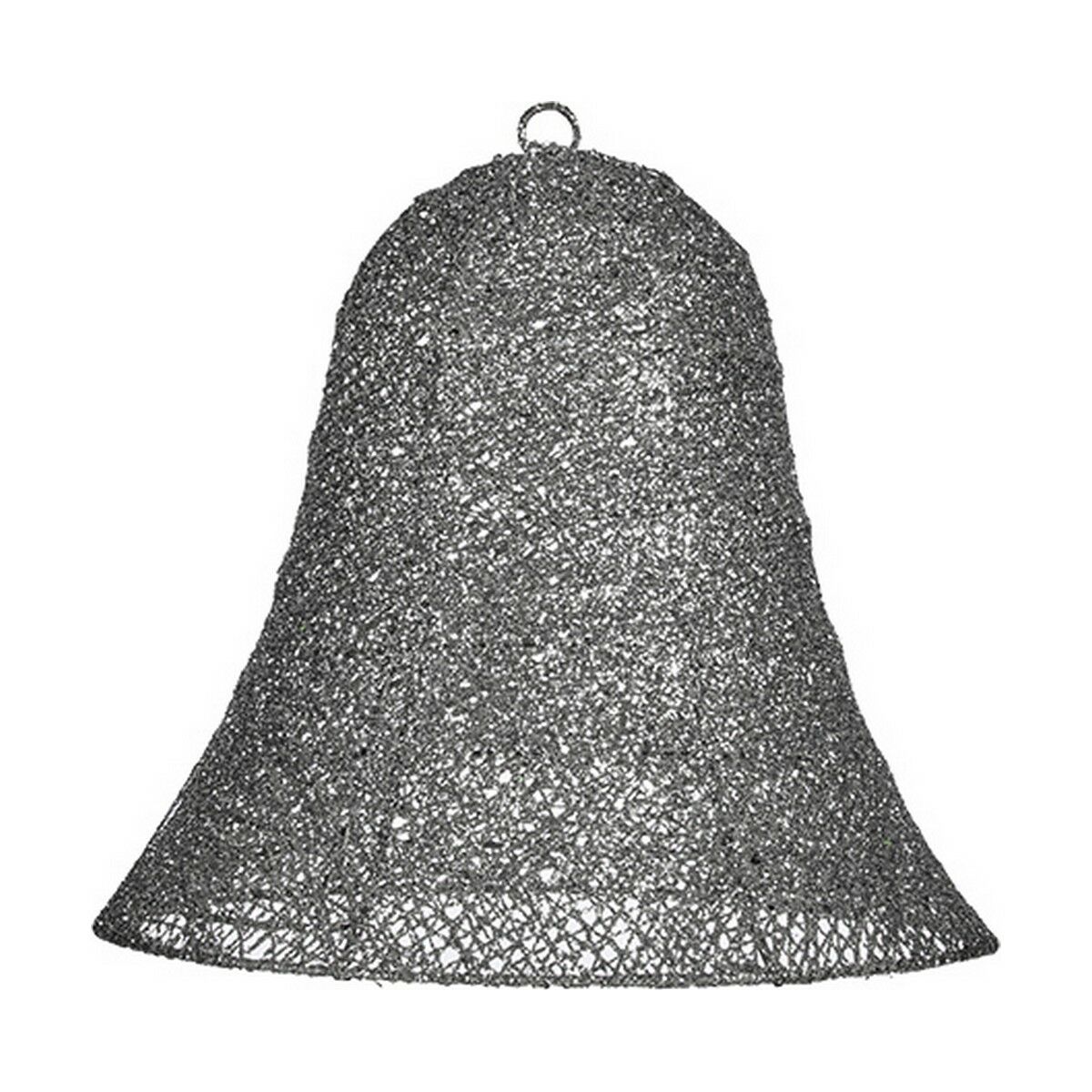 Julgranskula Grå Metall Plast Klocka 30 x 27 x 30 cm
