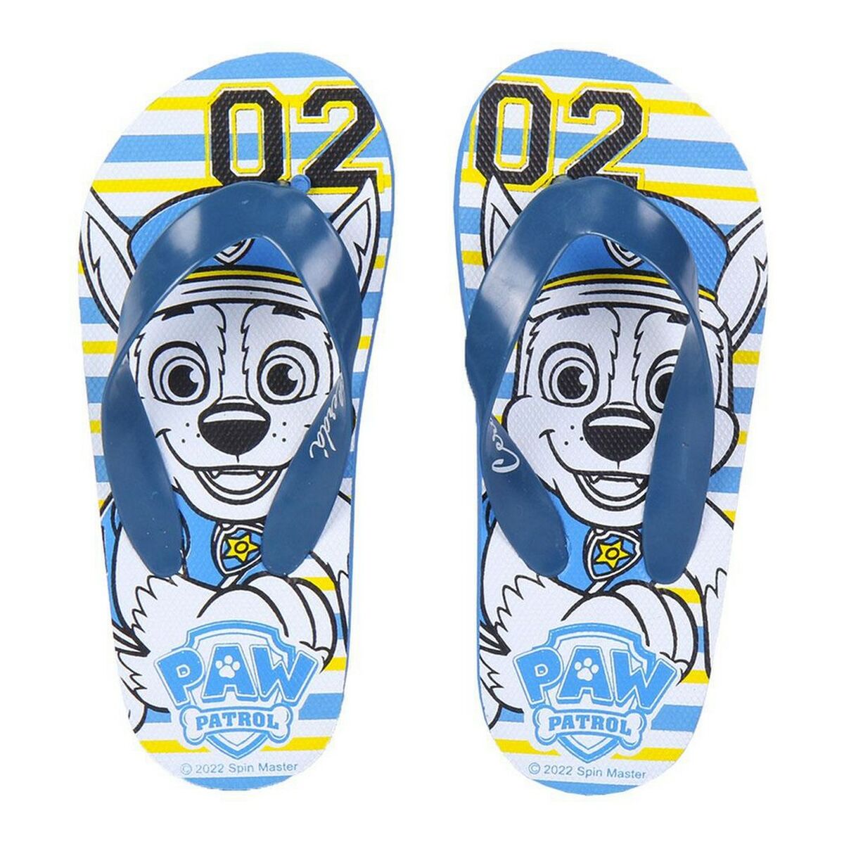 Strandtofflor för barn The Paw Patrol Blå 25