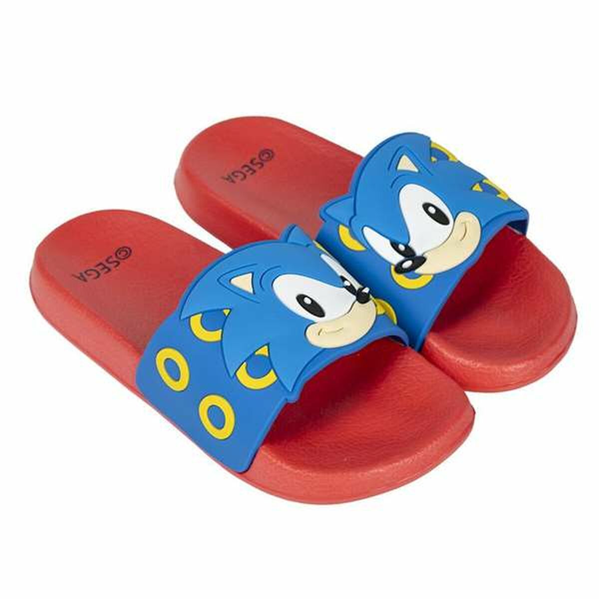 Strandtofflor för barn Sonic Blå Röd