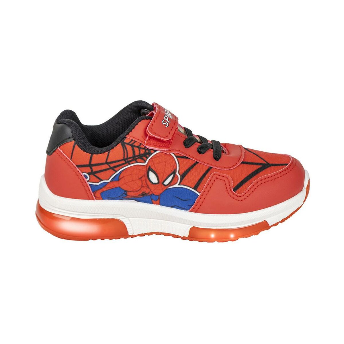 Sportskor med LED Spider-Man Röd 25
