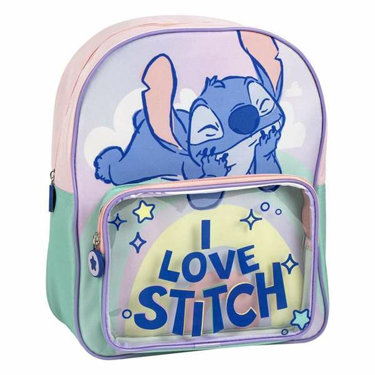 Skolryggsäck Stitch Lila