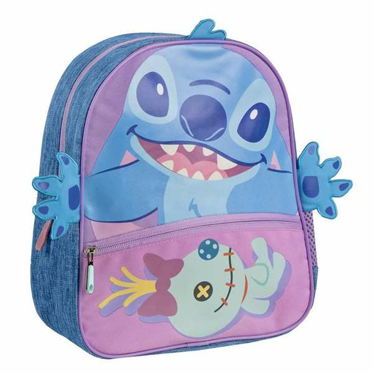 Skolryggsäck Stitch Blå