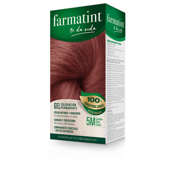 Permanent hårfärg Farmatint 5m-Ljus mahognybrun