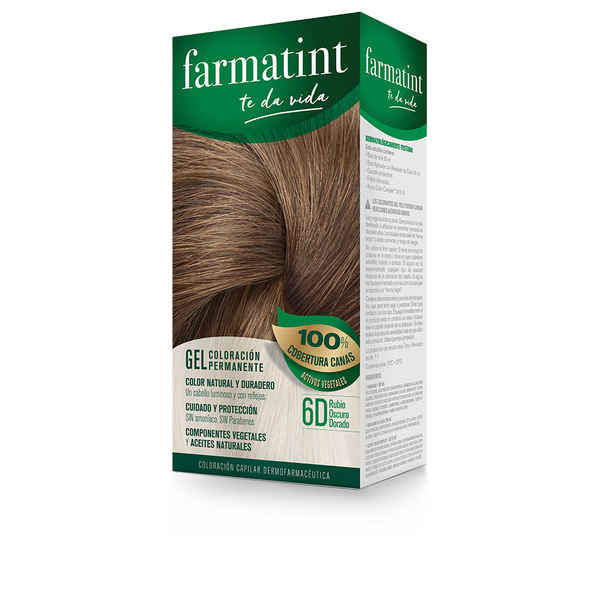 Permanent hårfärg Farmatint 6d-Mörkblond
