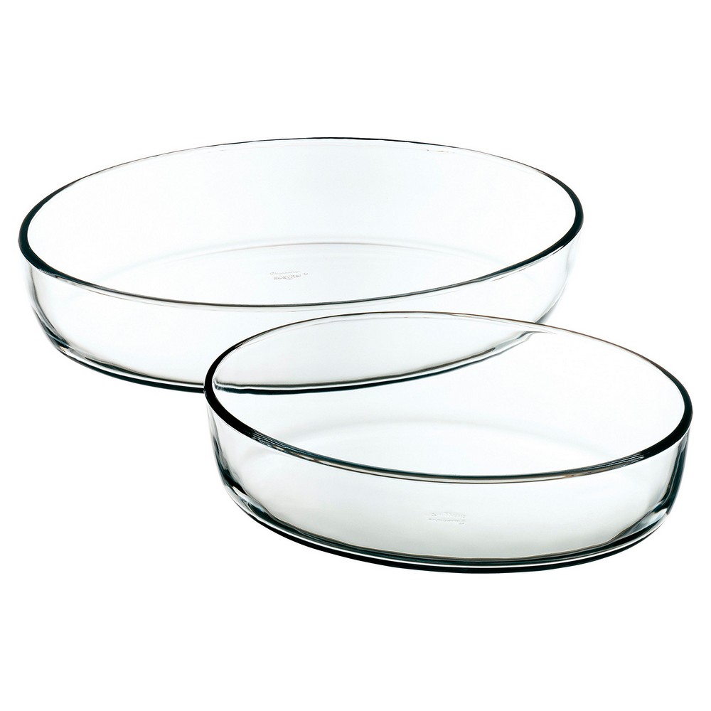 Ugnsplåt Glas Transparent (2 Delar)