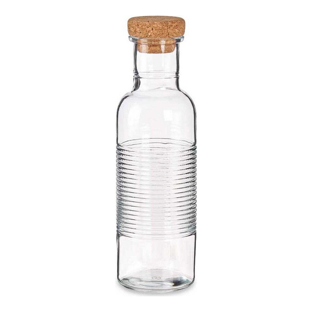 Flaska Pasabahce Hoop Transparent Naturell Kork Glas 1,07 L