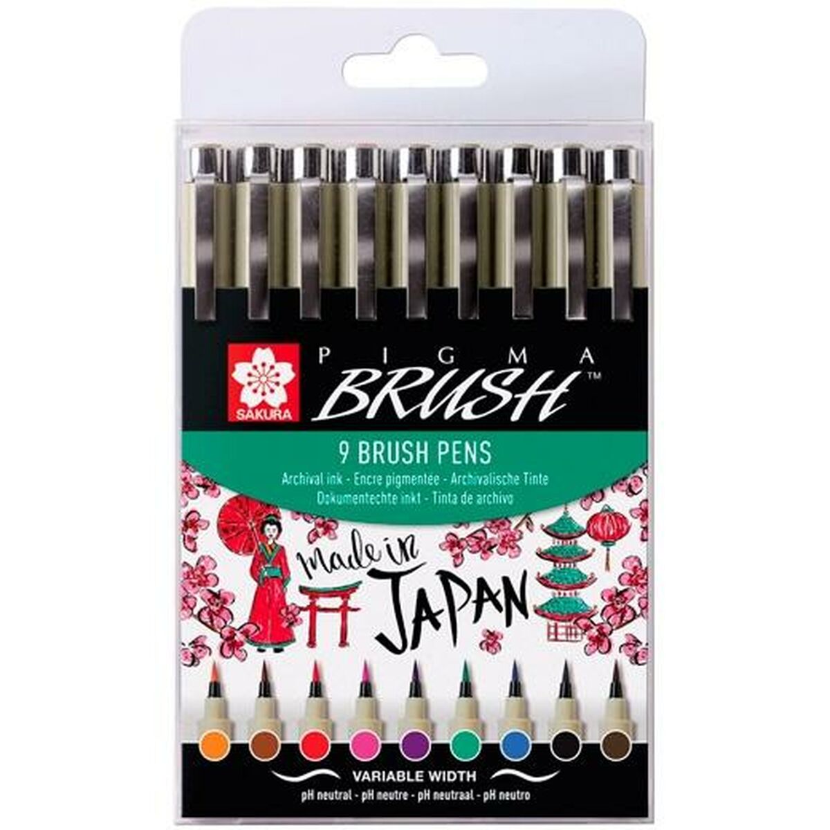 Tuschpennor Talens Art Creation Pigma Multicolour