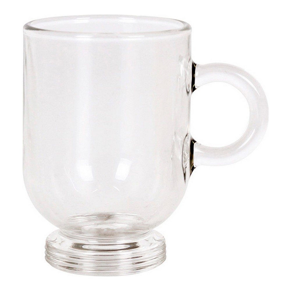 Set med kaffekoppar Royal Leerdam Sentido Expresso Transparent Rostfritt stål Glas 80 ml 6 Delar (6 antal)