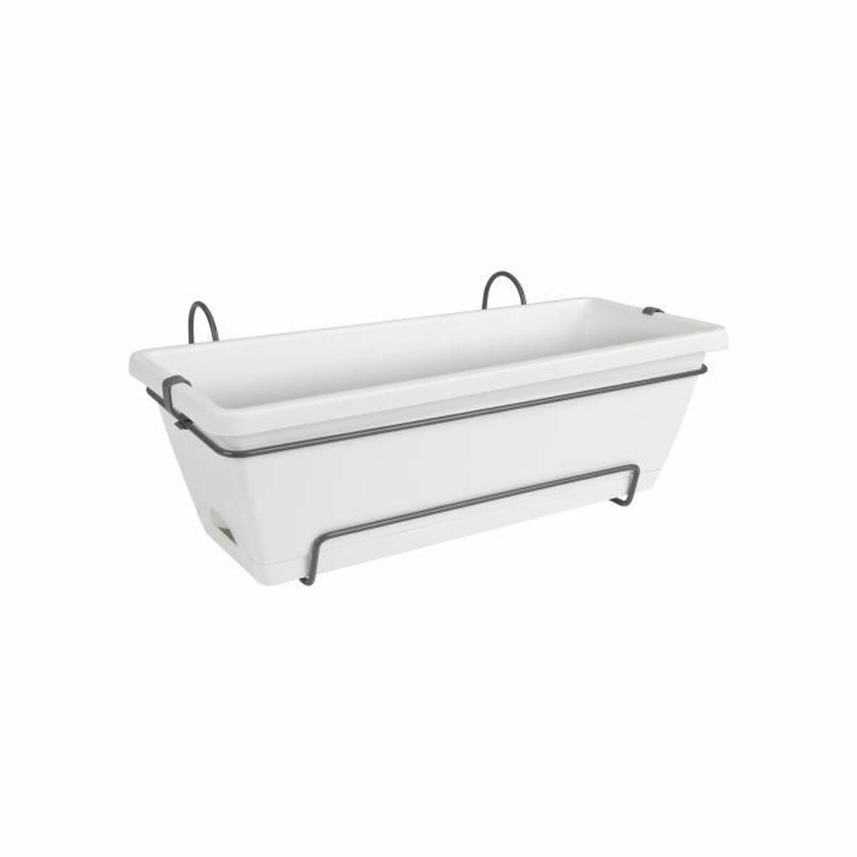Kruka Elho Vit 80 cm polypropen Plast Rektangulär