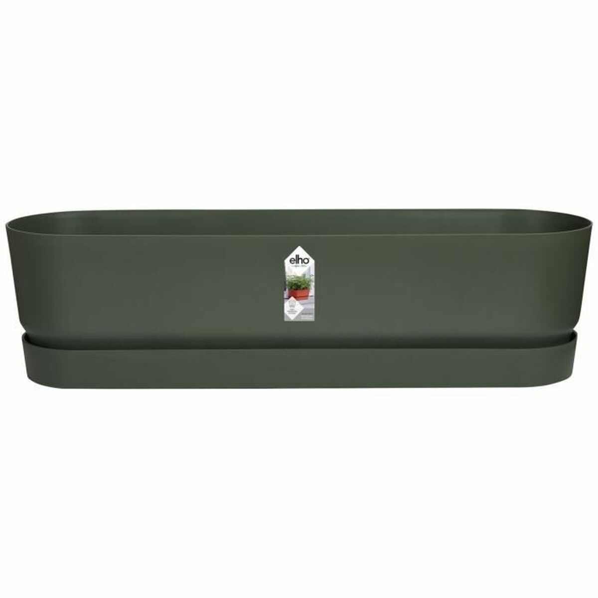 Blomlåda Elho 50 cm Svart Plast