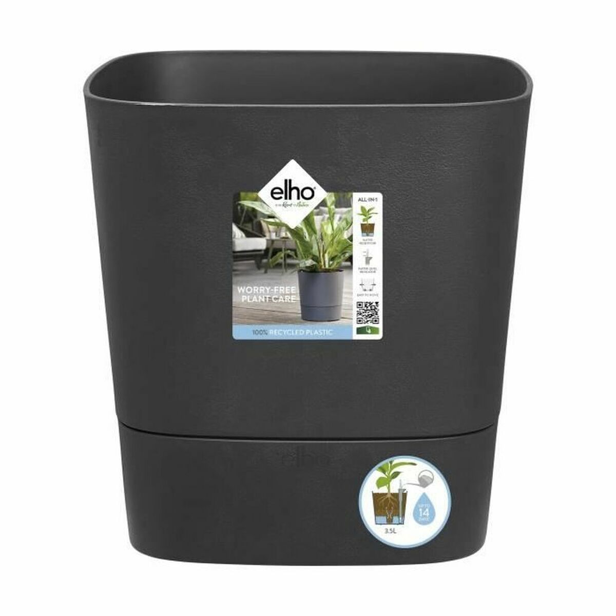 Kruka Elho Mörkgrå Ø 29,5 cm