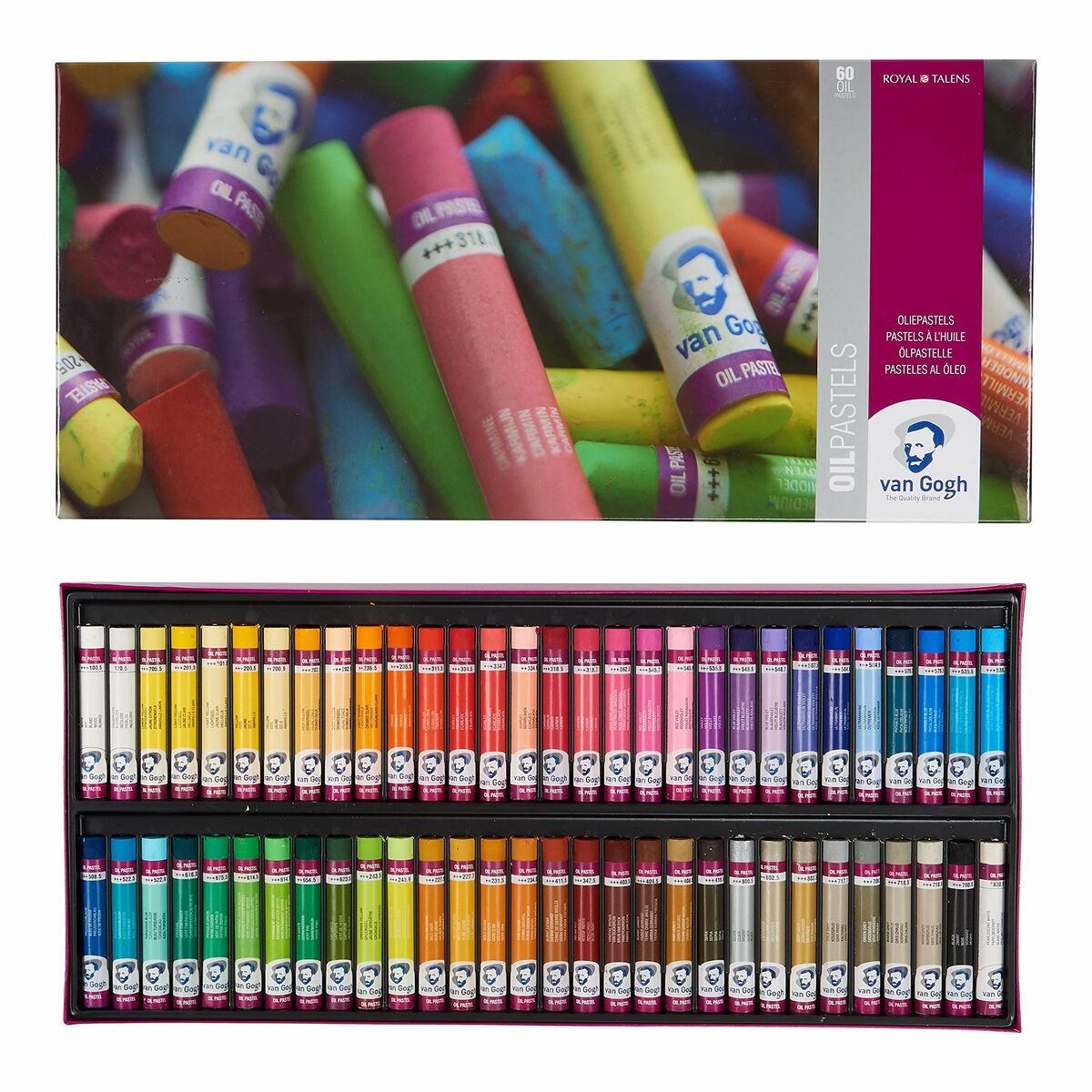 Ritningsset Talens Art Creation Van Gogh Oljepasteller Multicolour
