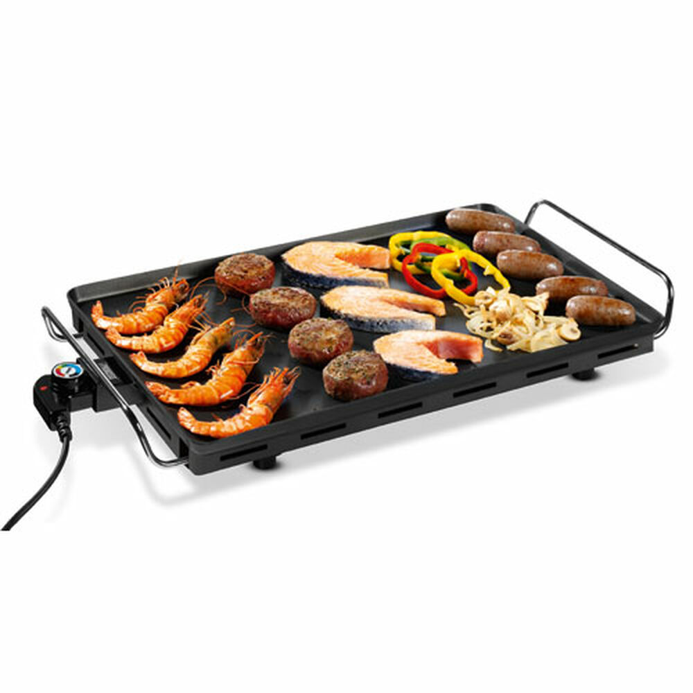 Grill med Stenplatta Princess Table Grill Aluminium 36 x 60 cm Svart