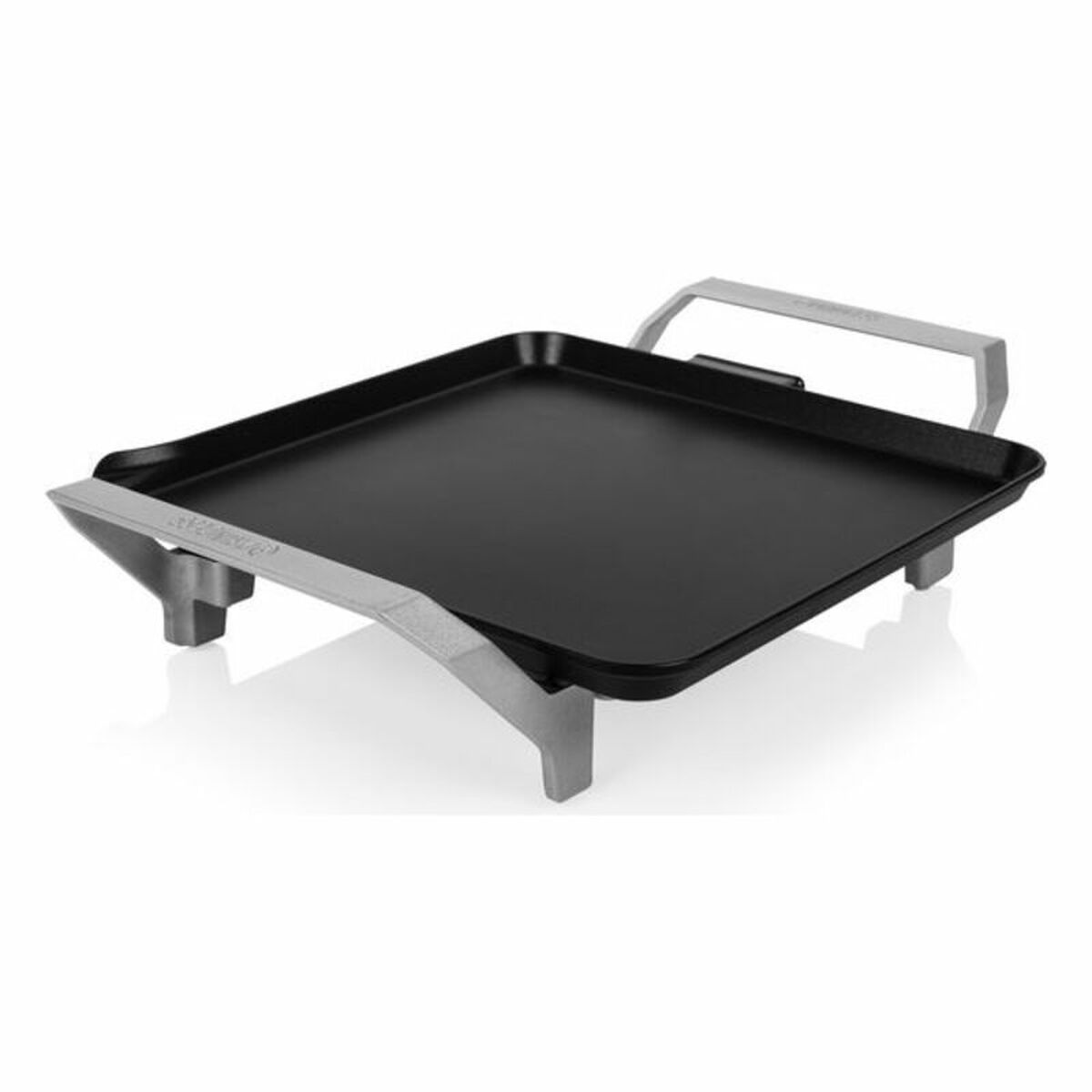 Grill med Stenplatta Princess 01.103090.01.001 Vit Svart Aluminium Plast