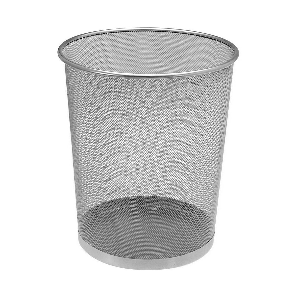 Papperskorg 29,5 cm Metall metallic