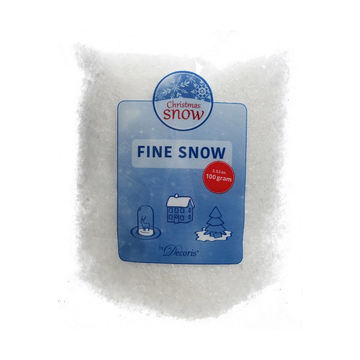 Julgranskula Decoris Snöflingor 100 g