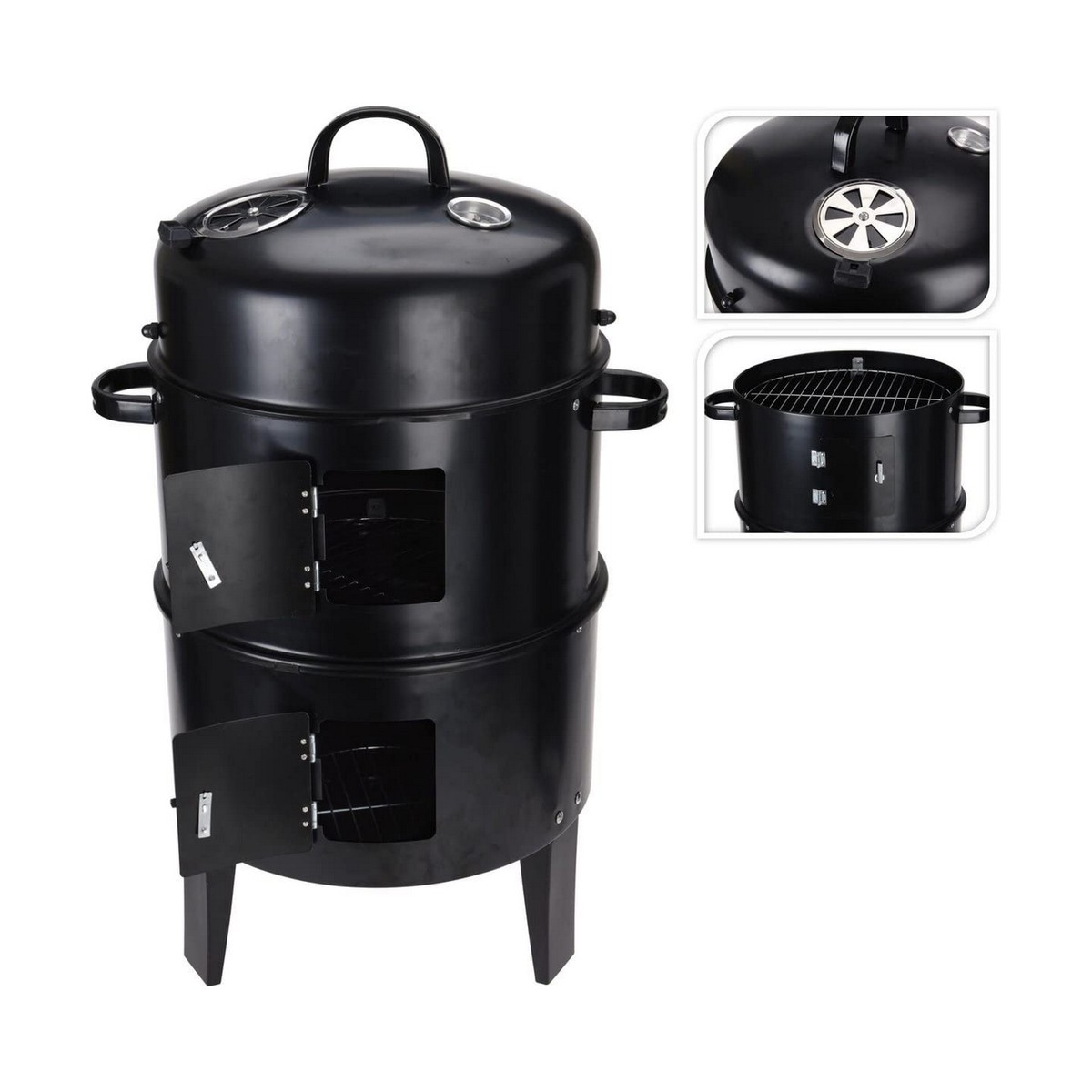 Grill Svart Ø 47 x 78 cm