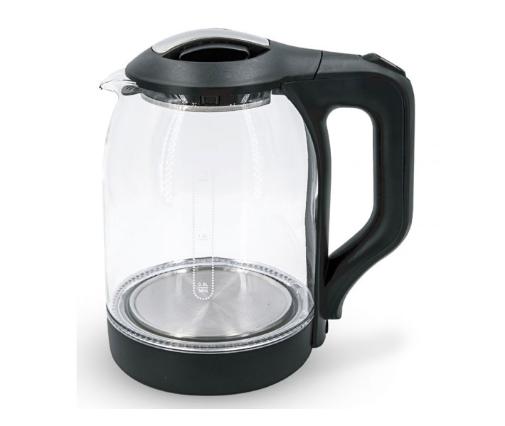 Vattenkokare COMELEC 1,8 L 1500W Svart Vit Rostfritt stål 1500 W 2200 W