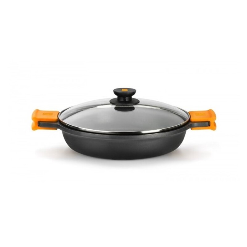 Kastrull BRA A270545 Svart Svart/Orange Metall Aluminium (45 cm)