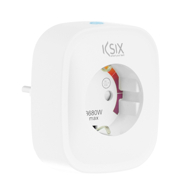Smartkontakt OR: Intelligent Kontakt KSIX Smart Energy Slim WIFI 250V Vit