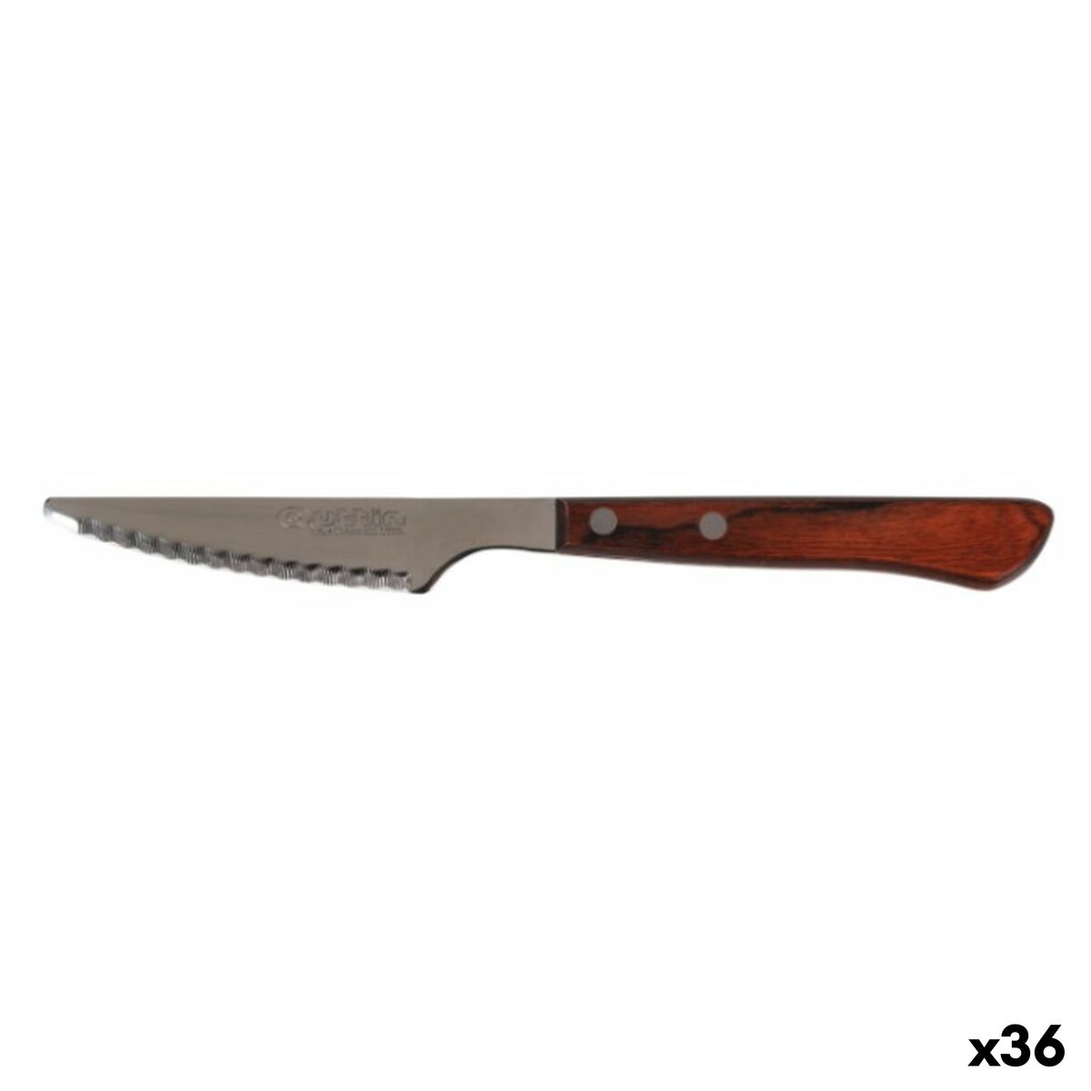 Kotlettkniv Quttin Packwood Trä (36 antal)