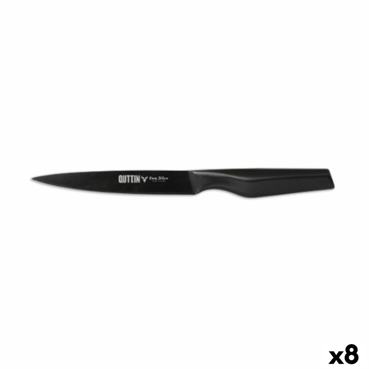 Grönsakskniv Quttin Black Edition 13 cm 1,8 mm (8 antal)