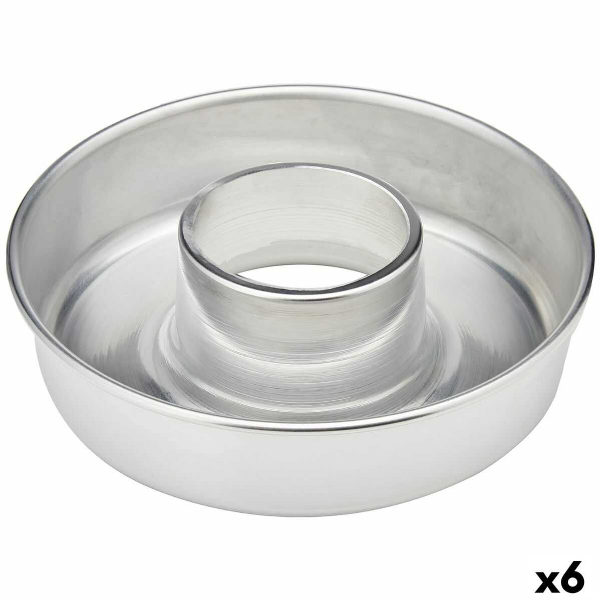 Bakform VR Aluminium Silvrig Ø 28 cm (6 antal)