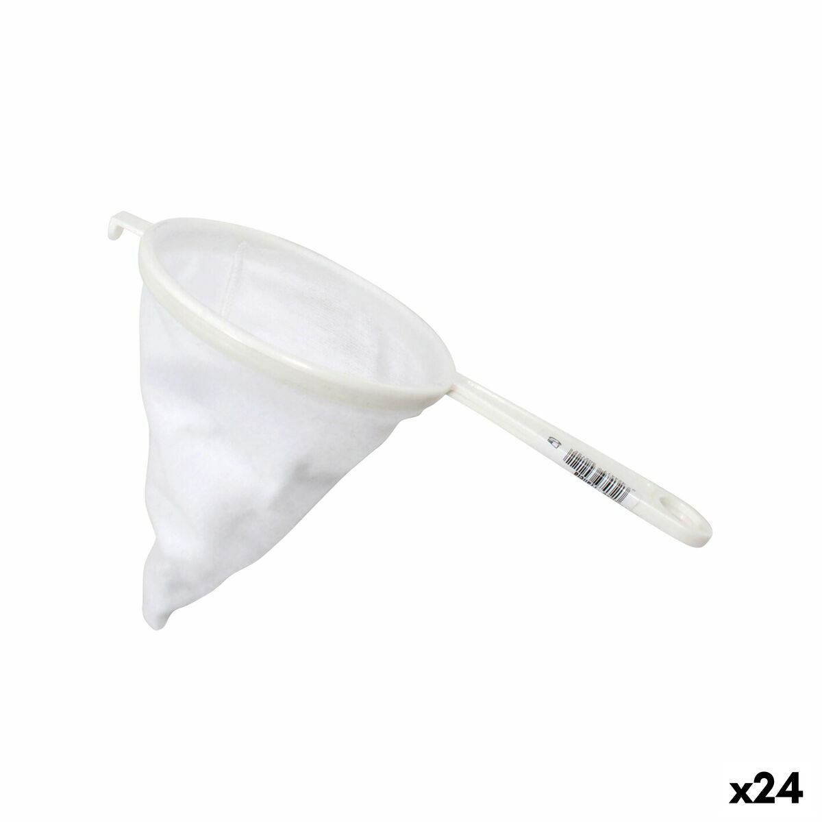 Sil Vit Plast Franela Ø 12 cm (24 antal)