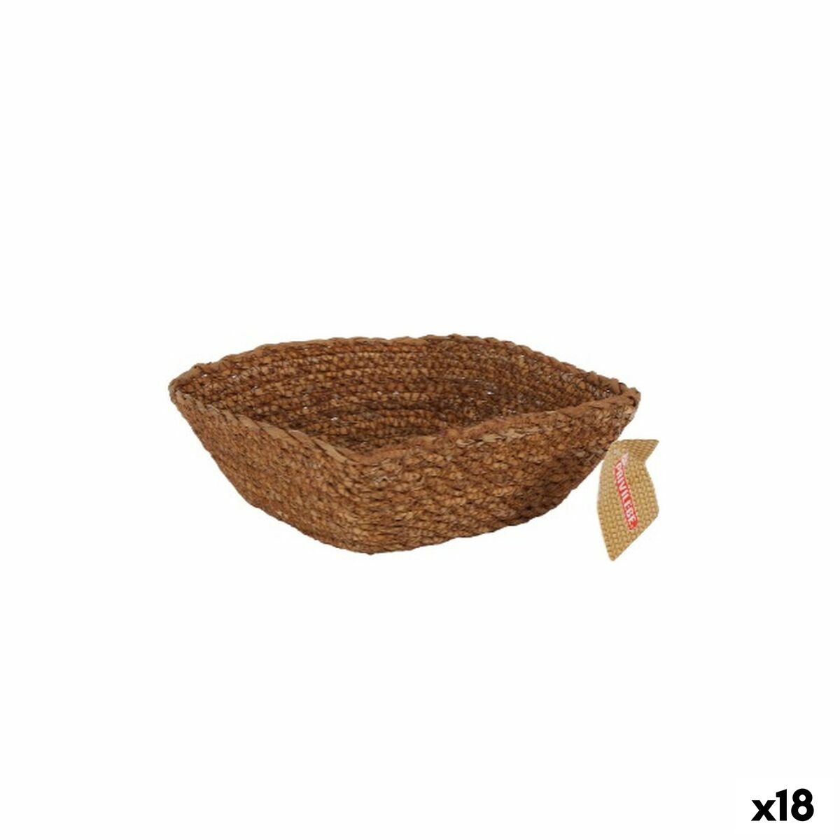 Multifunktionell korg Privilege vide Fyrkantig 17 x 17 x 7 cm (18 antal)