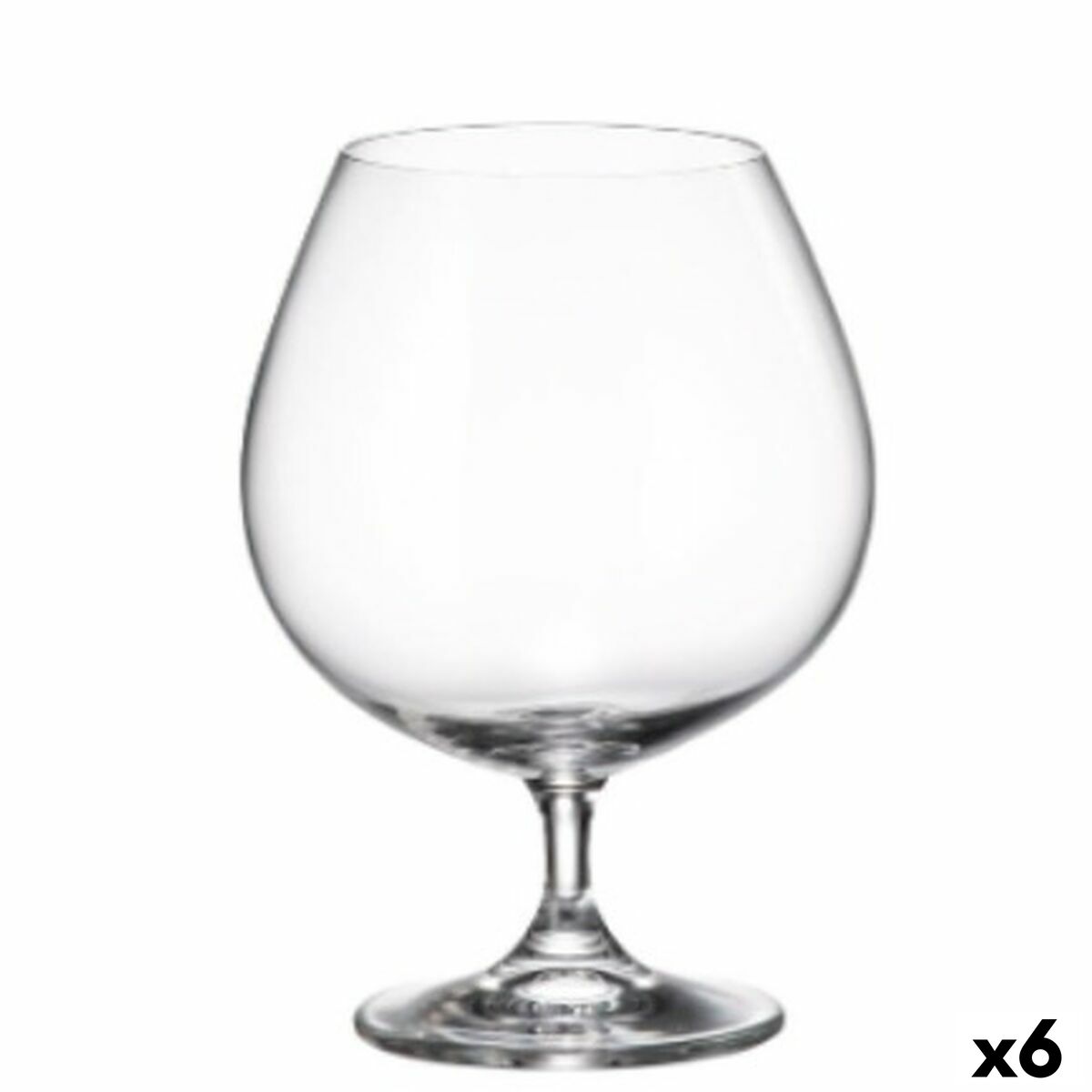 Glasset Bohemia Crystal Clara Konjak 690 ml 6 antal 4 antal 7,5 x 12 x 16 cm