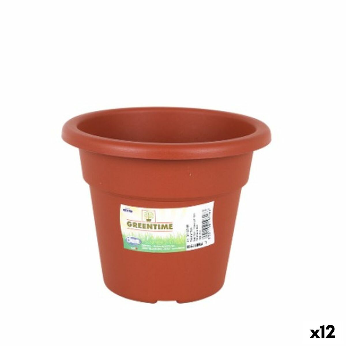 Kruka Dem Greentime Rund Brun Ø 16 x 13 cm (12 antal)