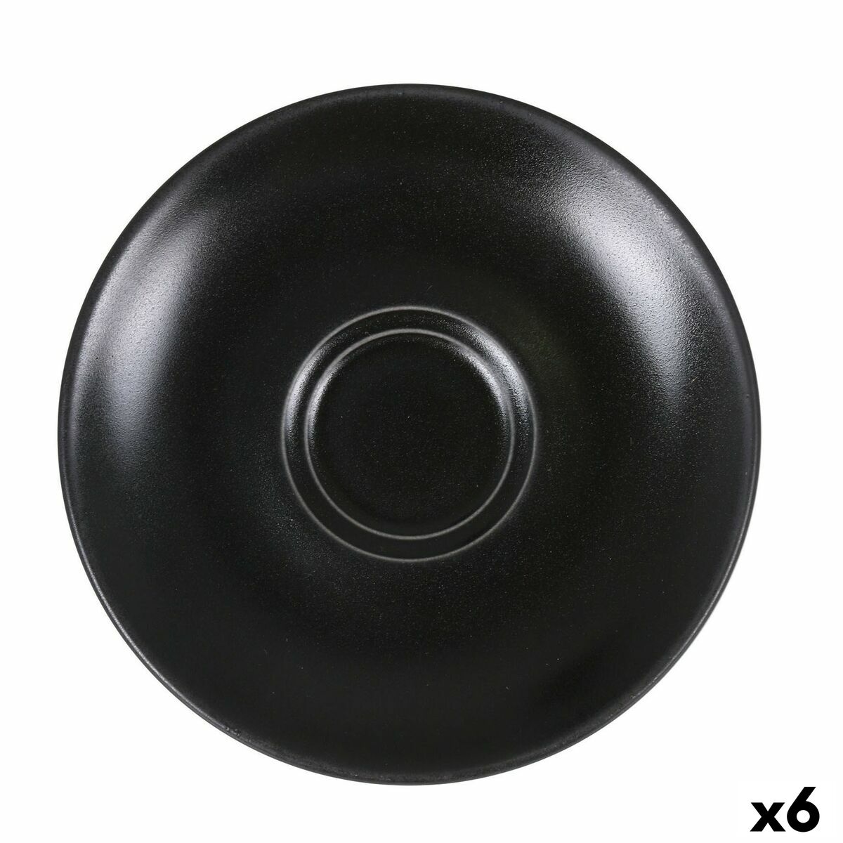 Tallrik Viejo Valle Zenci Svart Kaffe/ Café 16 cm (6 antal)