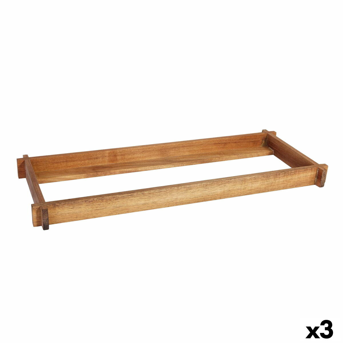 Stöd Viejo Valle Akaciaträ 53 x 16,2 x 4 cm (3 antal)