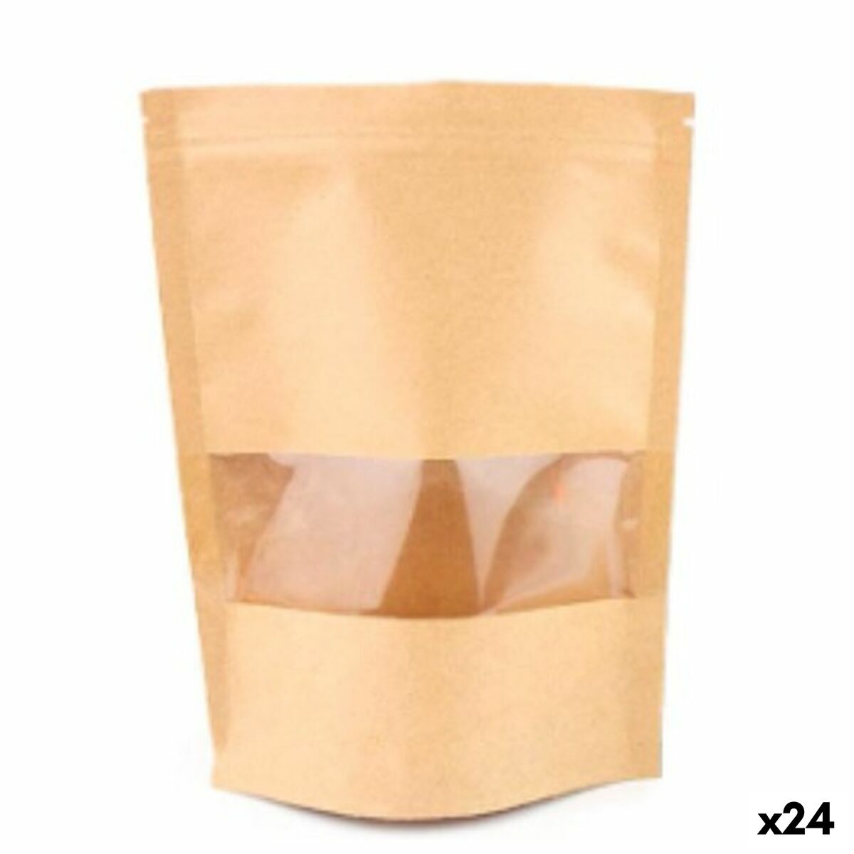 Set med återanvändningsbara livsmedelspåsar Algon Hermetisk stängning 20 x 30 x 5 cm (24 antal)