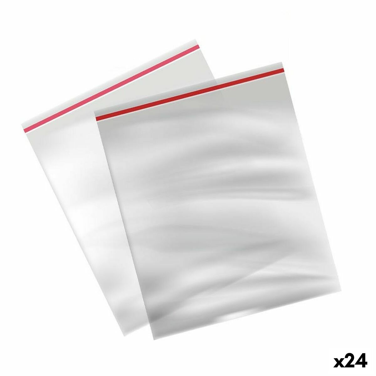 Set med återanvändningsbara hermetiskt förslutna påsar Algon 10 Delar 26 x 30 cm (24 antal)