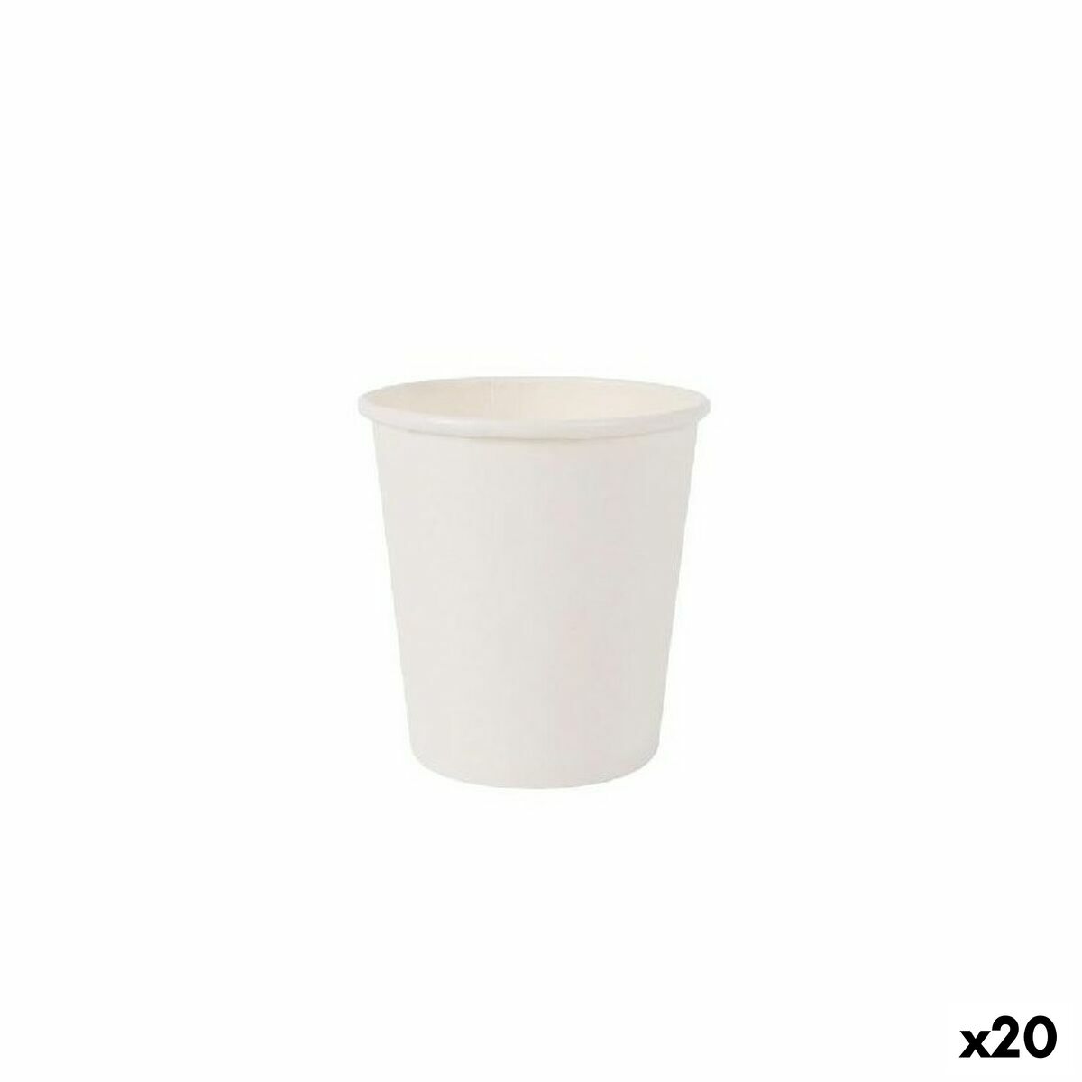 Glasset Algon Papp Vit 50 Delar 120 ml (20 antal)
