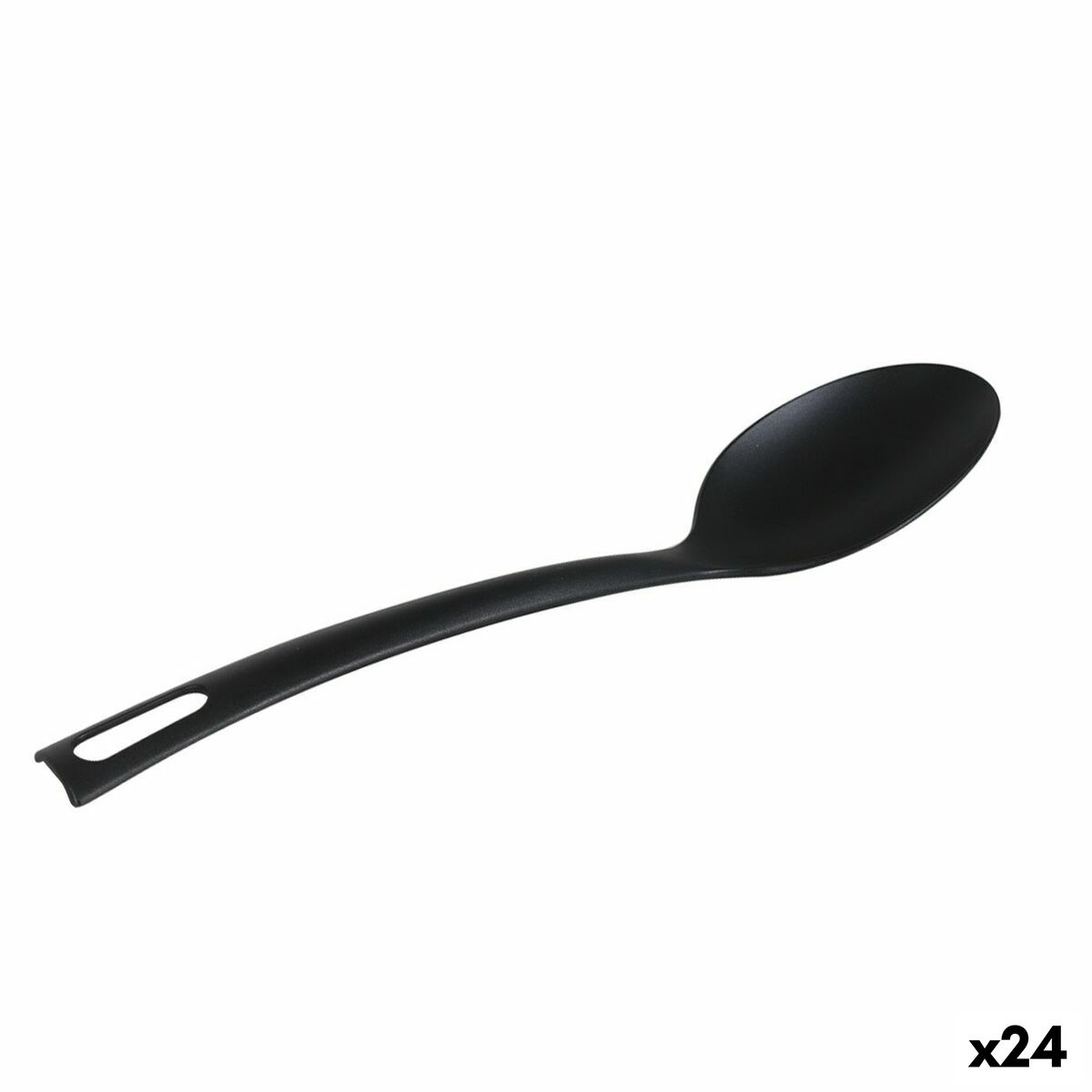 Slev Quttin Nylon Svart 29 x 6 cm (24 antal)