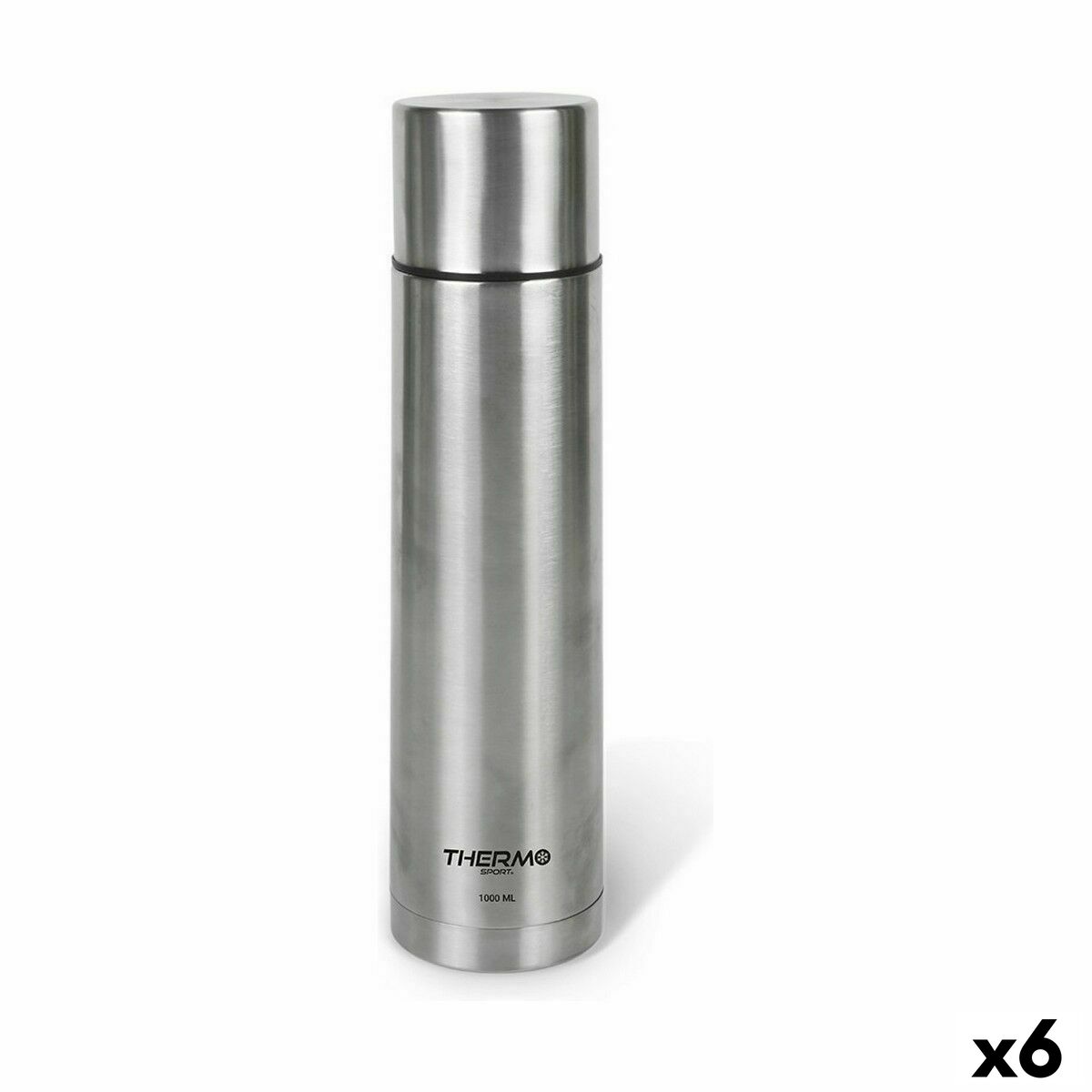Resetermosflaska ThermoSport Rostfritt stål 1 L (6 antal)